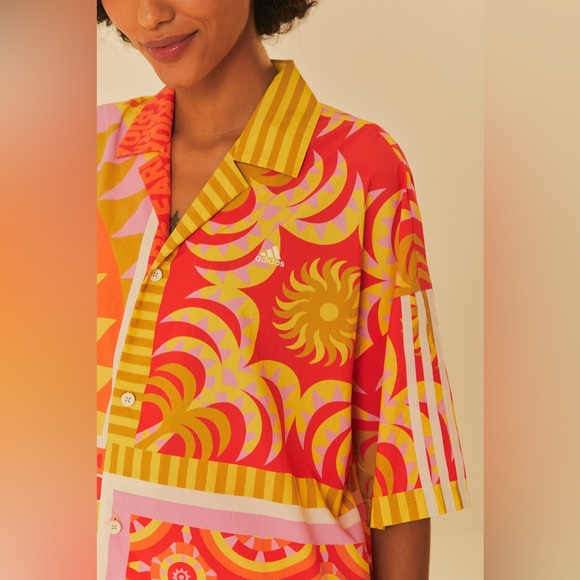 Adidas Farm Solar Kaleidoscope Pink Top - Picture 4 of 4